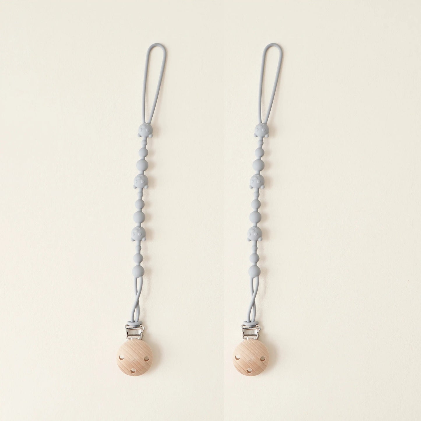 Attache tetine-lot de deux attaches