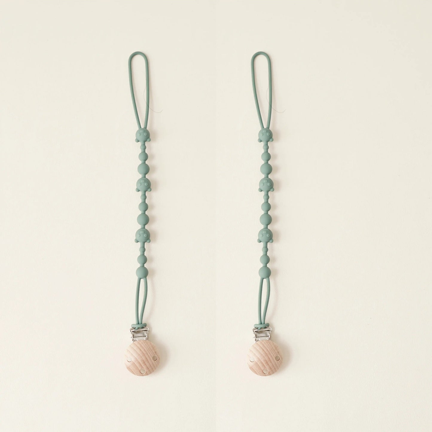 Attache tetine-lot de deux attaches