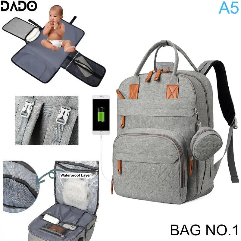 Sac à langer sac à dos