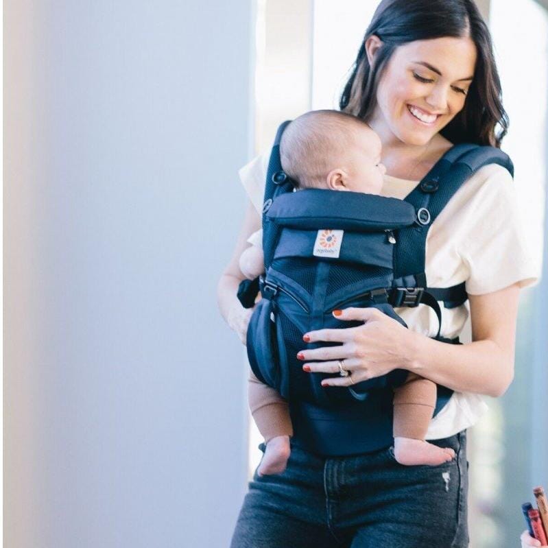 Porte Bébé - BreathBabyBag™ - Bleu Marine - Vie Bébé