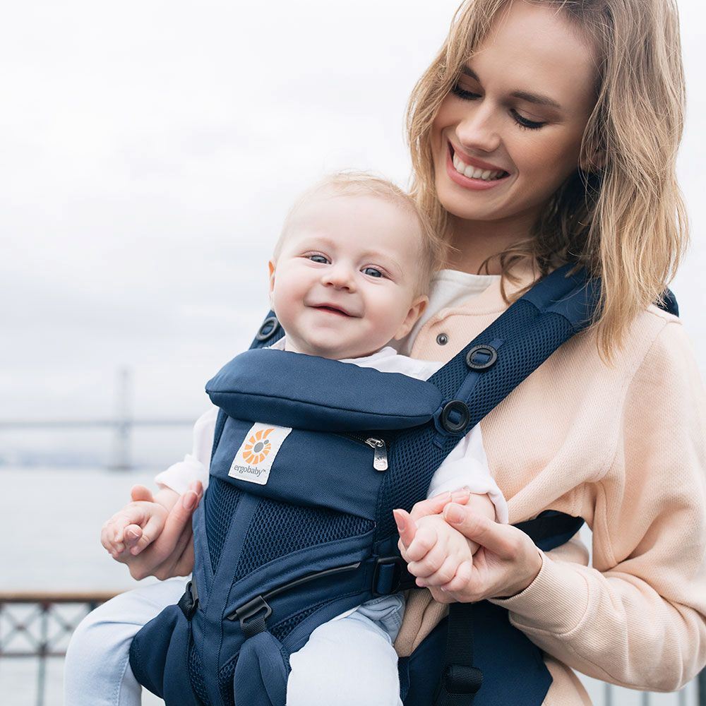 Porte Bébé - BreathBabyBag™ - Bleu Marine - Vie Bébé