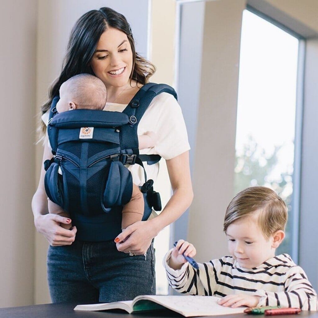 Porte Bébé - BreathBabyBag™ - Bleu Marine - Vie Bébé