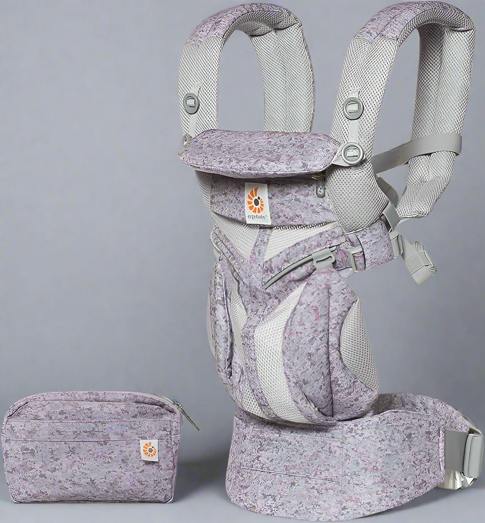 Porte Bébé - BreathBabyBag™ - Mauve Lavande - Vie Bébé