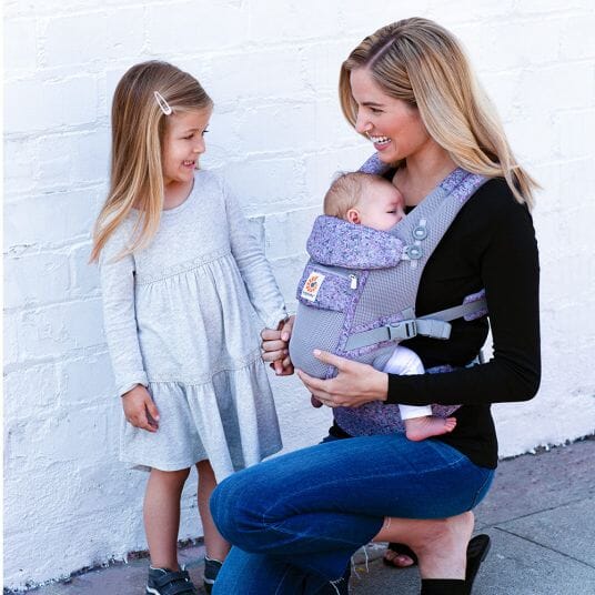 Porte Bébé - BreathBabyBag™ - Mauve Lavande - Vie Bébé