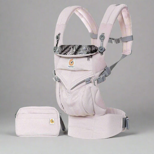 Porte Bébé - BreathBabyBag™ - Rose Maille - Vie Bébé