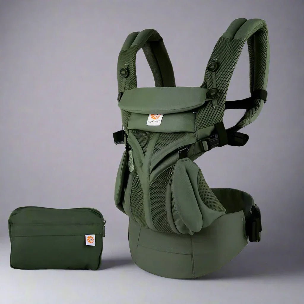 Porte Bébé - BreathBabyBag™ - Vert Olive - Vie Bébé