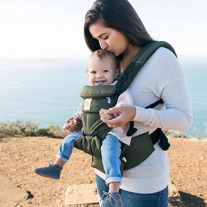 Porte Bébé - BreathBabyBag™ - Vert Olive - Vie Bébé